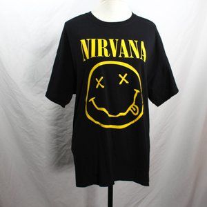 Nirvana Official Unisex Men's Graphic Tee T Shirt Size XL Grunge